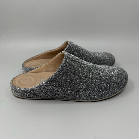 Fitflop Chrissie Sequin Slippers Clogs Shoes Mermaid Iridescent Gray  Women's 7 - Picture 1 of 7